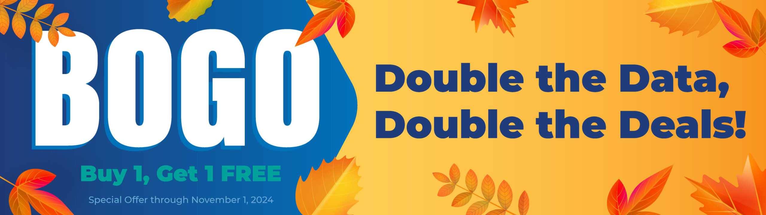 BOGO: Double the Data, Double the Deals!